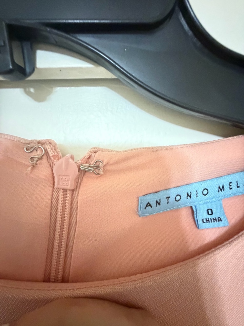 ANTONIO MELANI Dusty Rose Long-Sleeve Sheath Dress - Picture 5 of 8